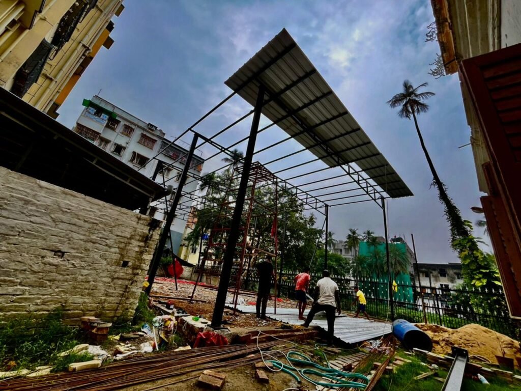 ISKCON-DumDum-Temple-Construction