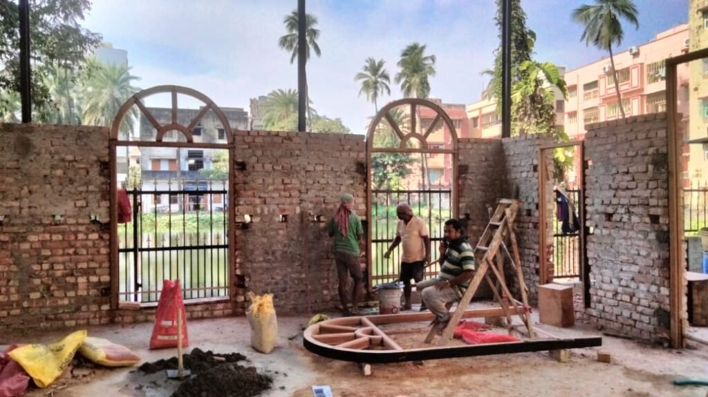 ISKCON-DumDum-Temple-Construction