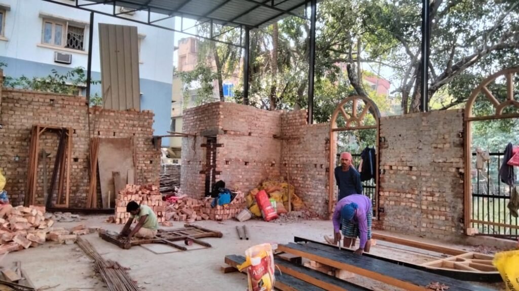 ISKCON-DumDum-Temple-Construction